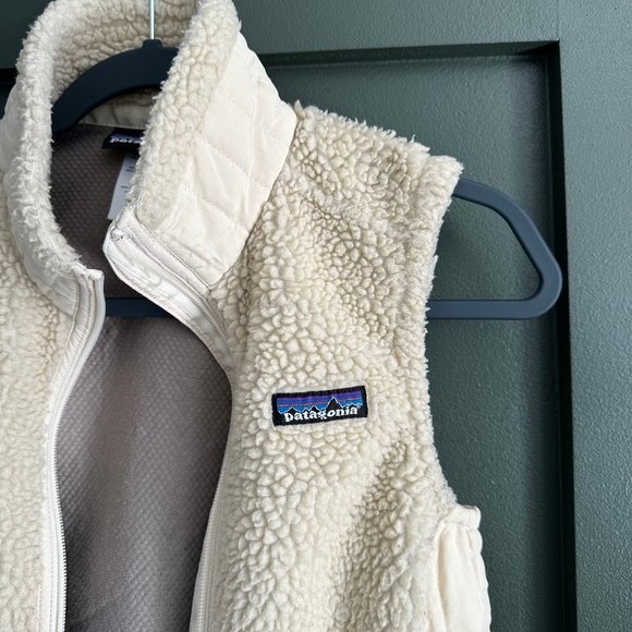 Patagonia Retro-X Fleece Vest Ivory - Picture 3 of 4
